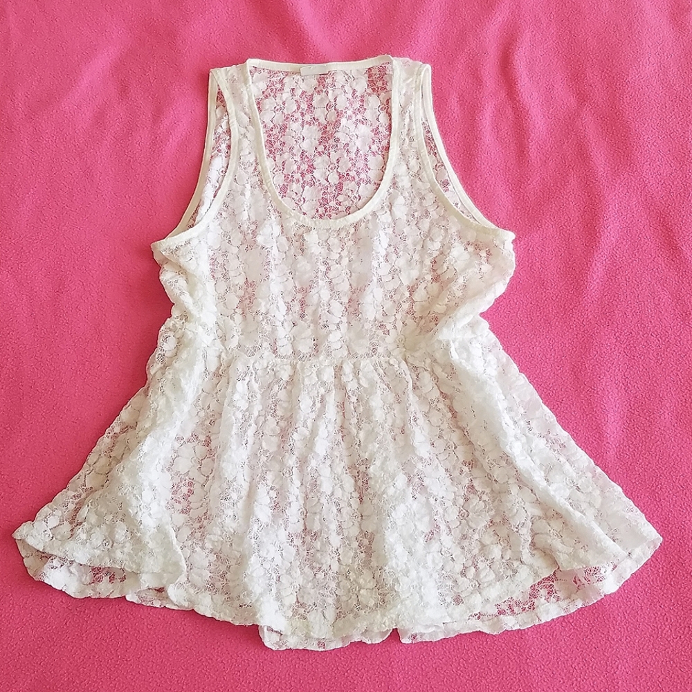 White Lace Blouse